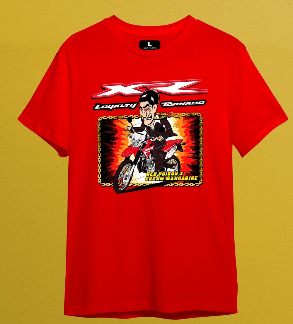 REMERA XR TORNADO COLOR ROJO