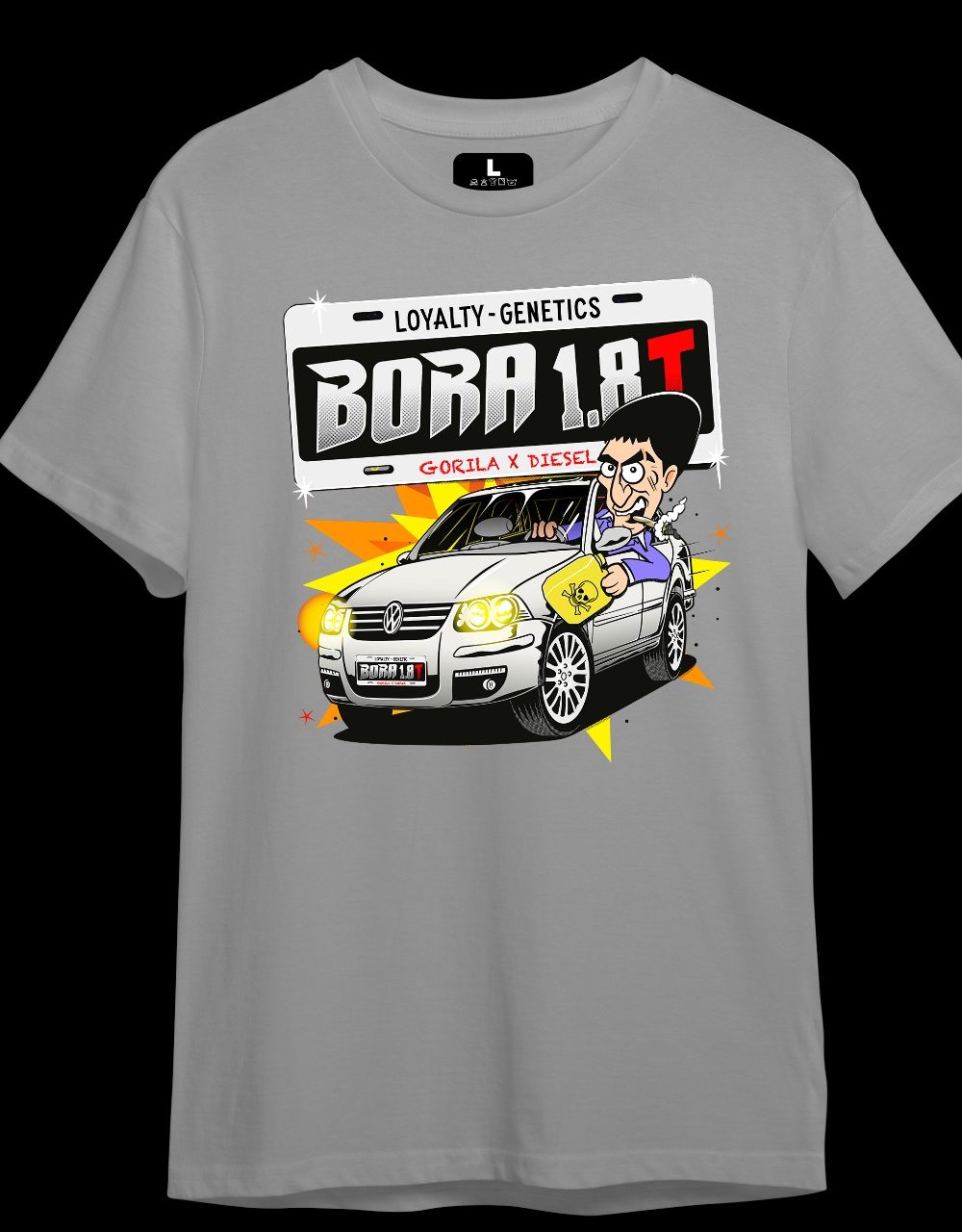 REMERA BORA 1.8T BLANCA