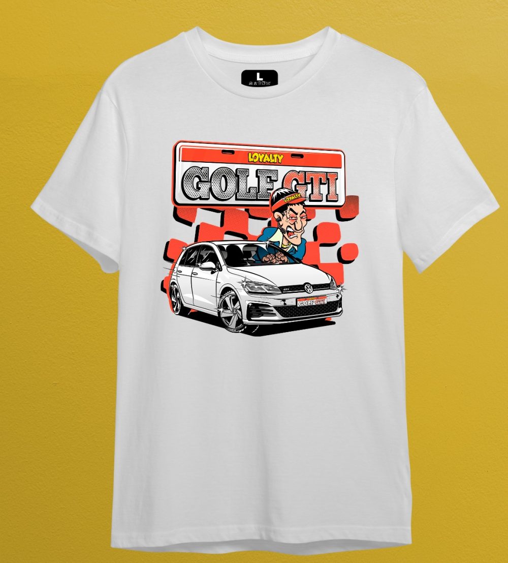 REMERA GOLF GTI COLOR BLANCA